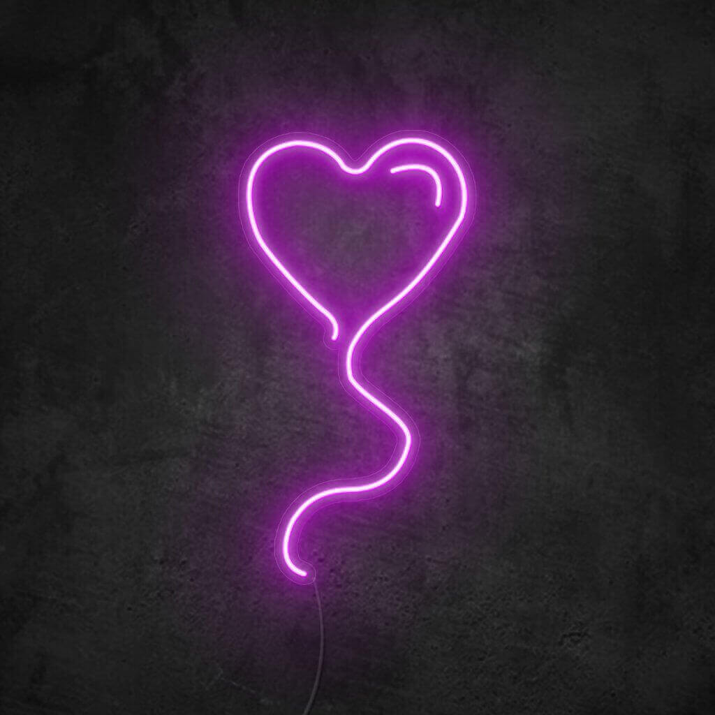 Heart II - Symbol - LED Schilder