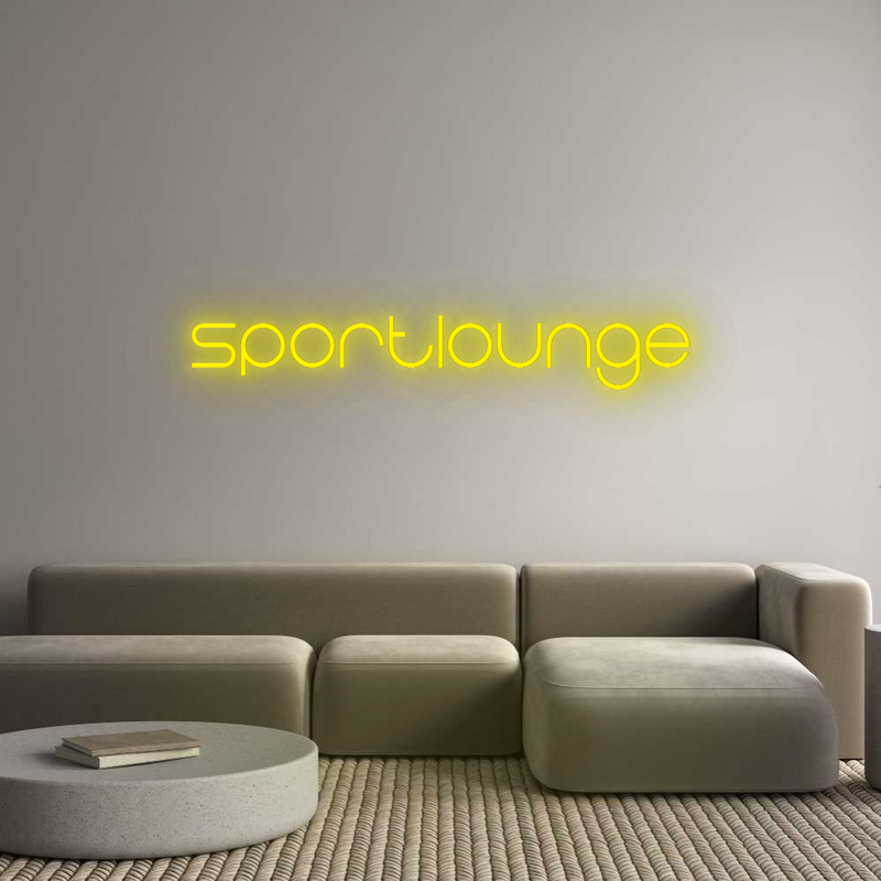 Konfigurator - Neon LED Flex - Personalisierter Indoor Schriftzug Sportlounge