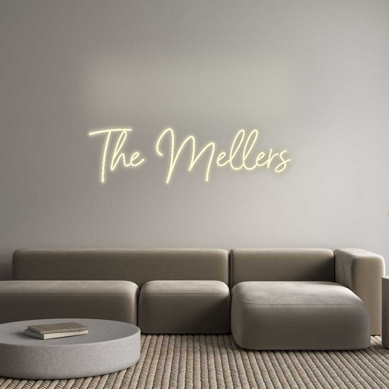 Konfigurator - Neon LED Flex - Personalisierter Indoor Schriftzug The Mellers