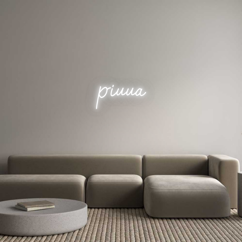 Konfigurator - Neon LED Flex - Personalisierter Indoor Schriftzug piuua