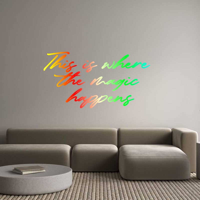 Konfigurator - Neon LED Flex - Personalisierter Indoor Schriftzug This is where...