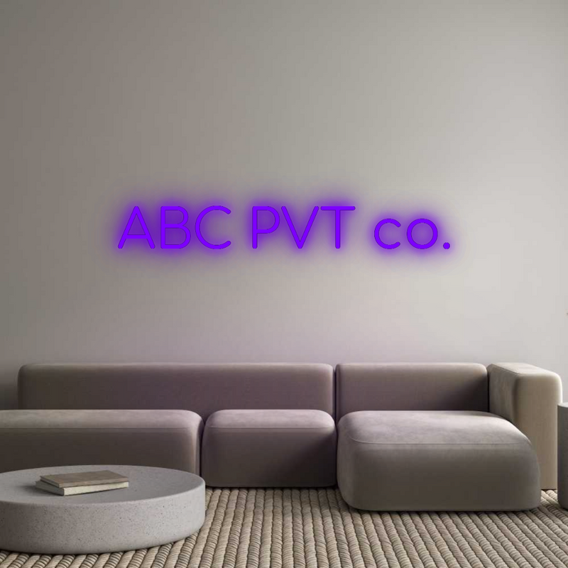 Configurator - Neon LED Flex - Custom Neon Sign Indoor ABC PVT co.