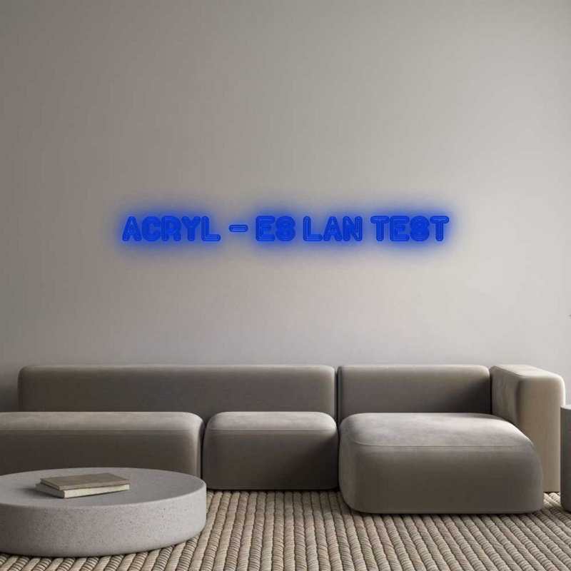 Configurador - Neón LED Liquid Acryl - Letras de neón personalizadas para interior y exterior Acryl - ES LA...