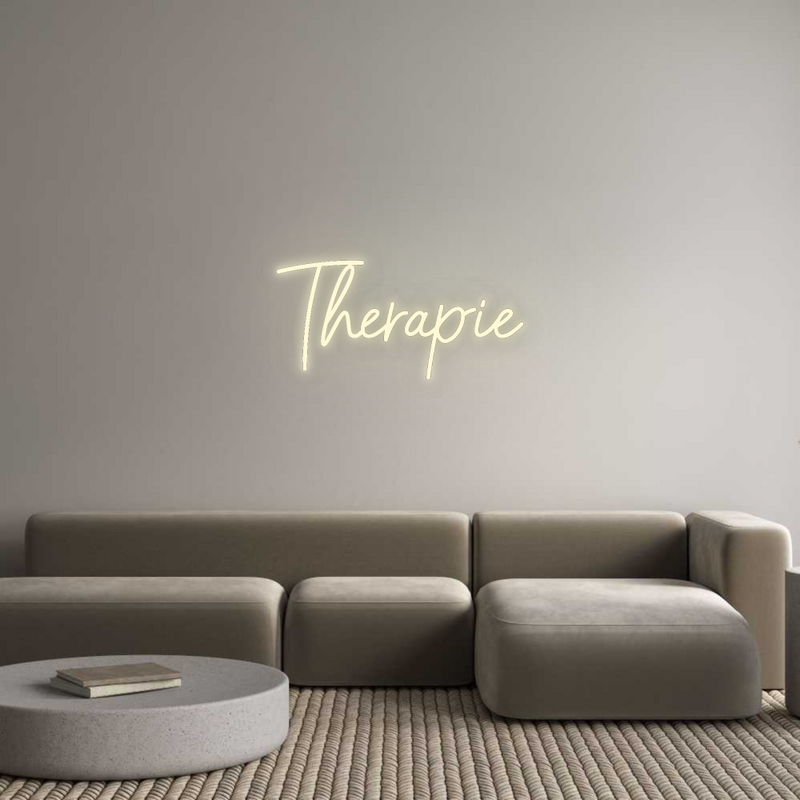 Konfigurator - Neon LED Flex - Personalisierter Indoor Schriftzug Therapie