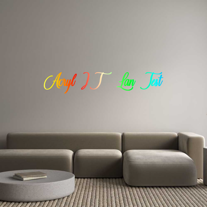 Configuratore - Neon LED Liquid Acryl - Scritte al neon personalizzate per interni ed esterni Acryl IT Lan ...