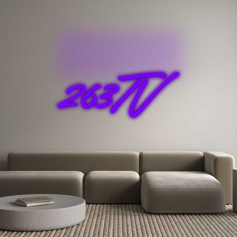 Konfigurator - Neon LED Flex - Personalisierter Indoor Schriftzug 263TV