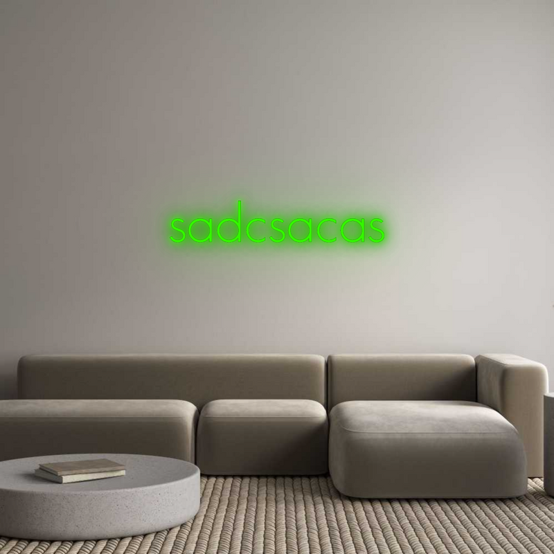 Konfigurator - Neon LED Liquid Acryl - Personalisierter Indoor & Outdoor Schriftzug sadcsacas