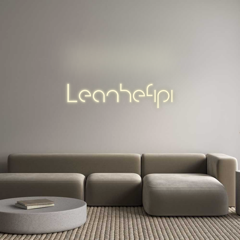 Konfigurator - Neon LED Flex - Personalisierter Indoor Schriftzug Leanhefipi