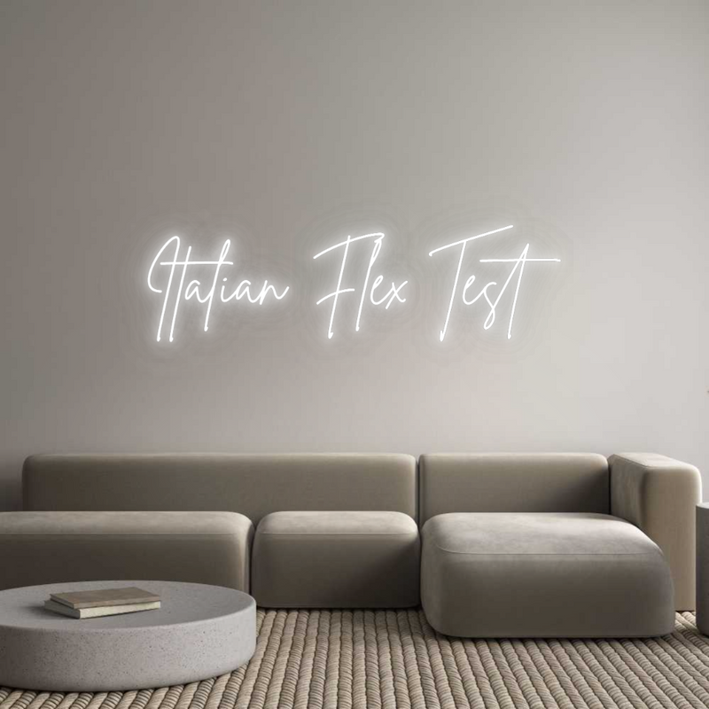 Konfigurator - Neon LED Flex - Personalisierter Indoor Schriftzug Italian Flex ...