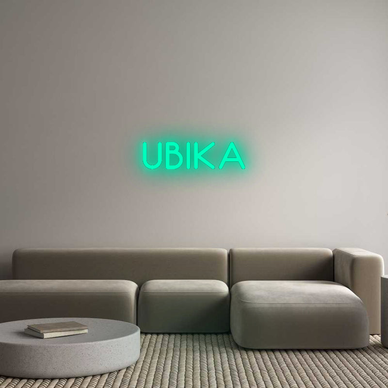 Configurateur - Neon LED Flex - Enseigne néon intérieure personnalisée UBIKA