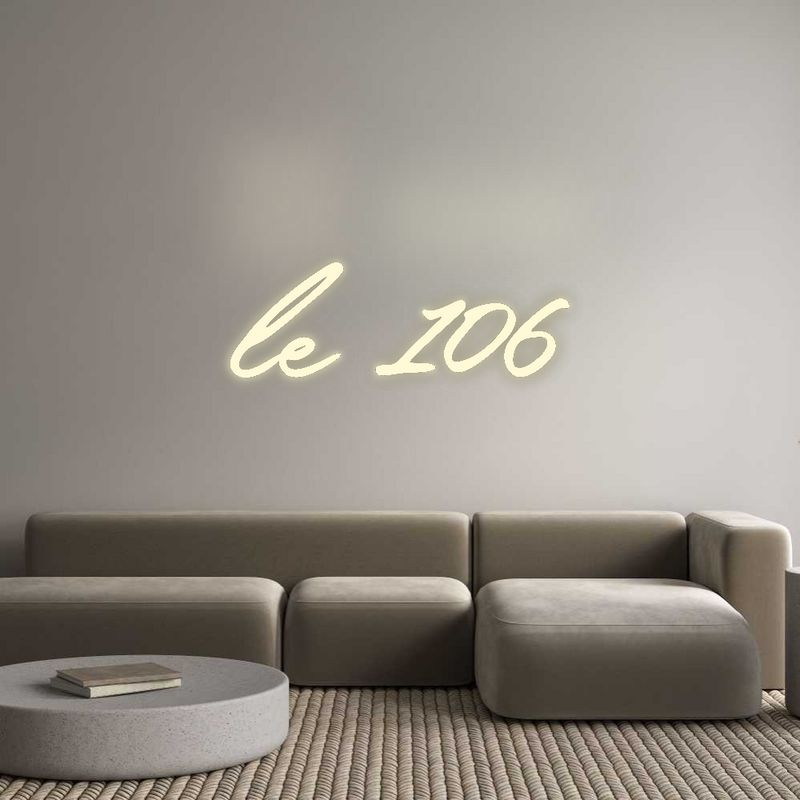 Konfigurator - Neon LED Flex - Personalisierter Indoor Schriftzug le 106