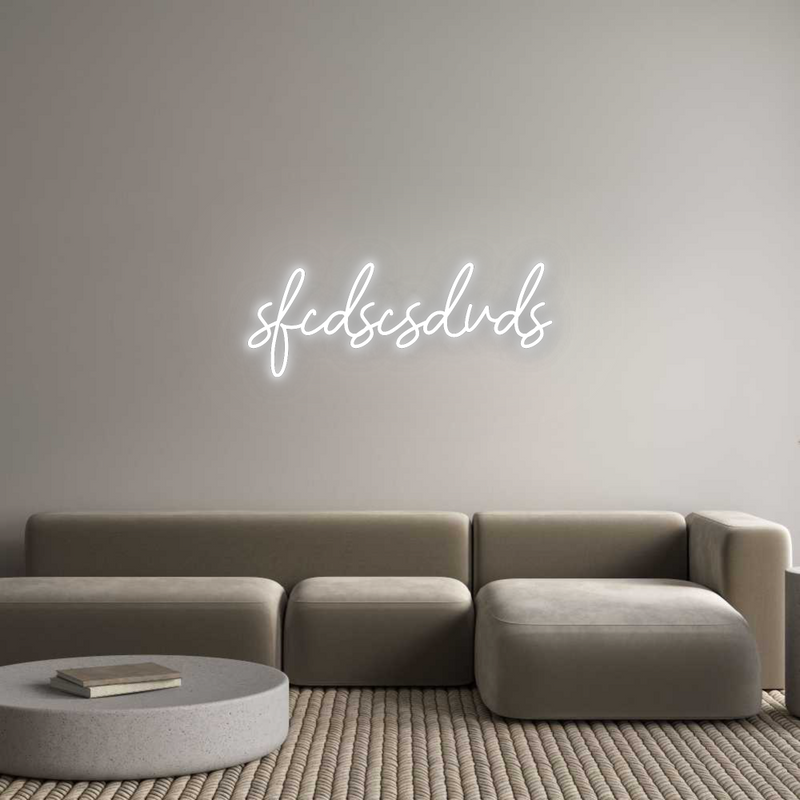 Konfigurator - Neon LED Flex - Personalisierter Indoor Schriftzug sfcdscsdvds