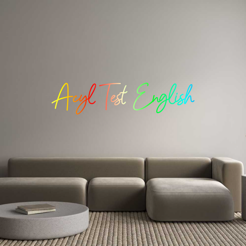 Configurator - Neon LED Liquid Acryl - Custom Neon Sign Indoor & Outdoor Acyl Test Eng...