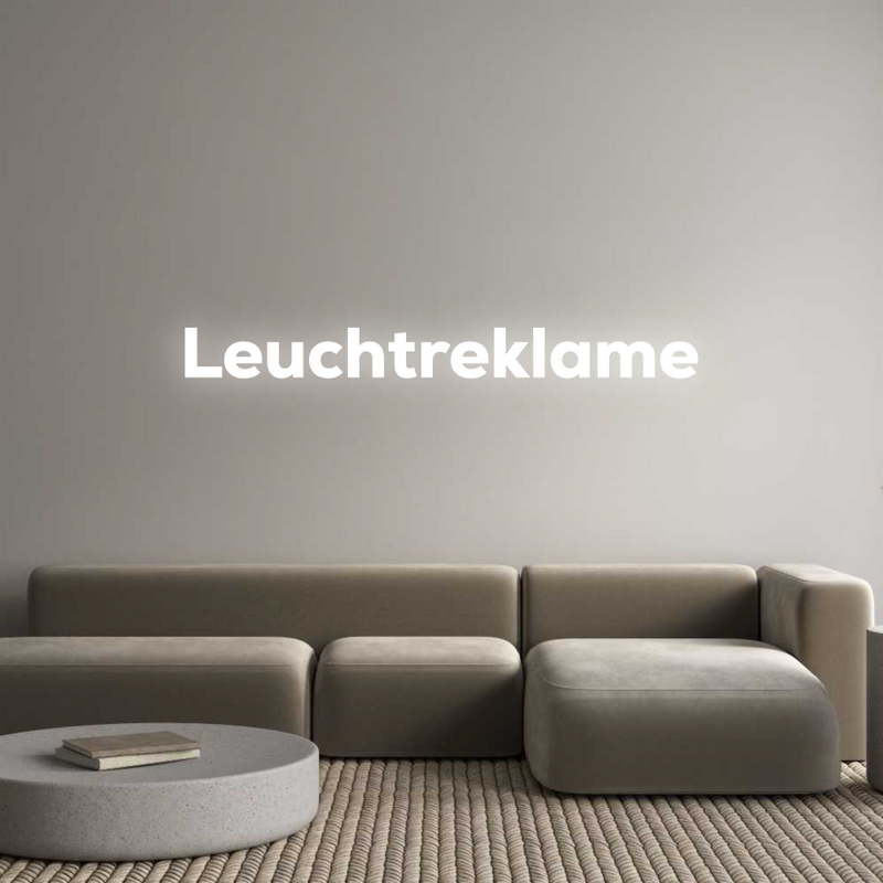 Konfigurator - Personalisierte Leuchtreklame & Leuchtbuchstaben Leuchtreklame