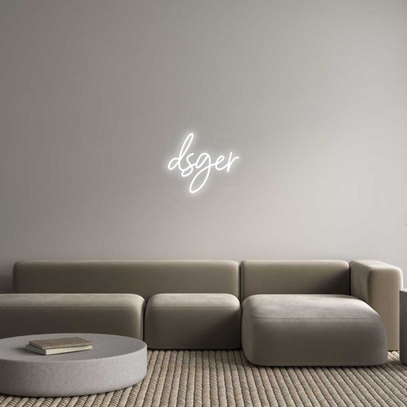 Configurateur - Neon LED Flex - Enseigne néon intérieure personnalisée dsger