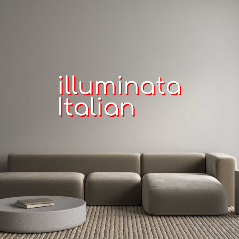 Configuratore - Insegne al neon e lettere luminose personalizzate illuminata
I...