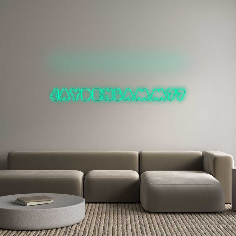 Konfigurator - Neon LED Flex - Personalisierter Indoor Schriftzug Jaydenbamm77