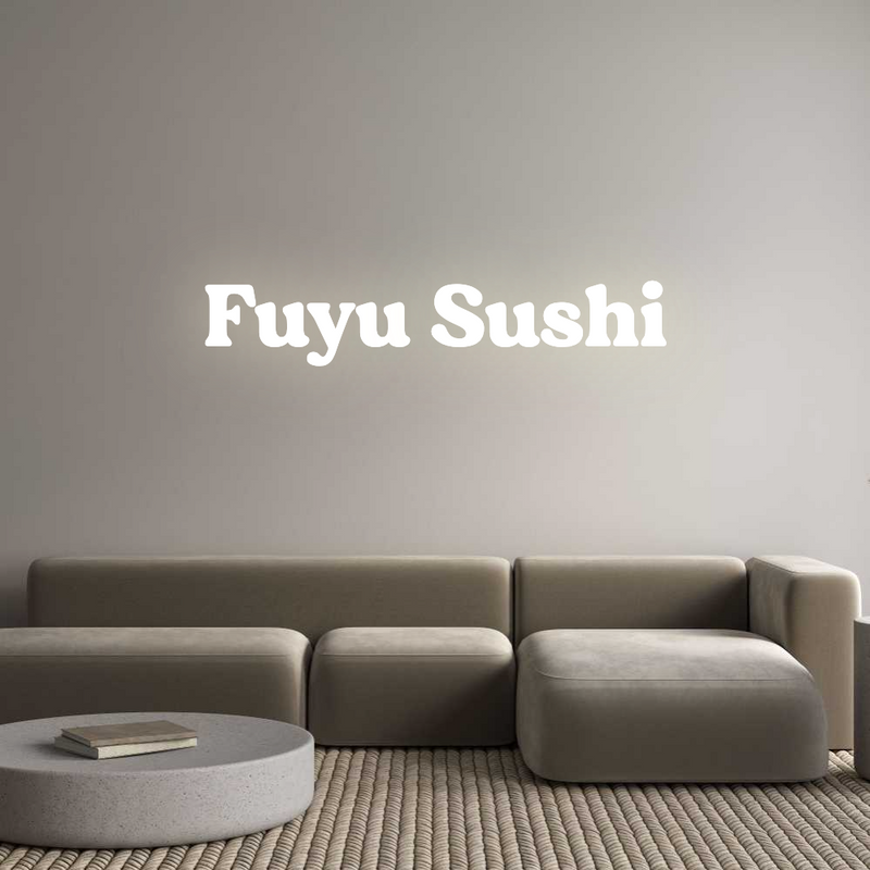 Konfigurator - Personalisierte Leuchtreklame & Leuchtbuchstaben Fuyu Sushi