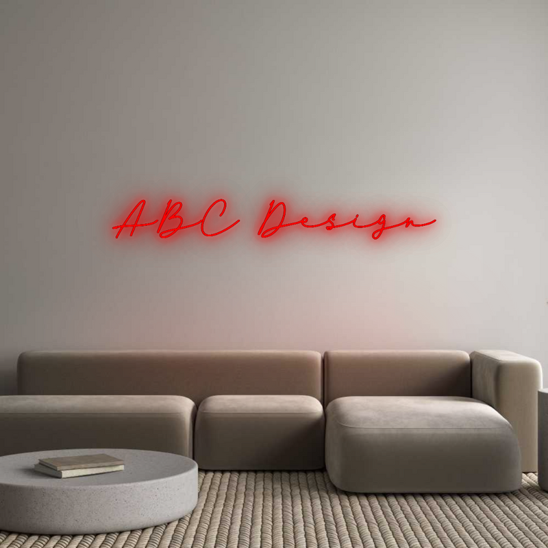 Configurator - Neon LED Liquid Acryl - Custom Neon Sign Indoor & Outdoor ABC Design