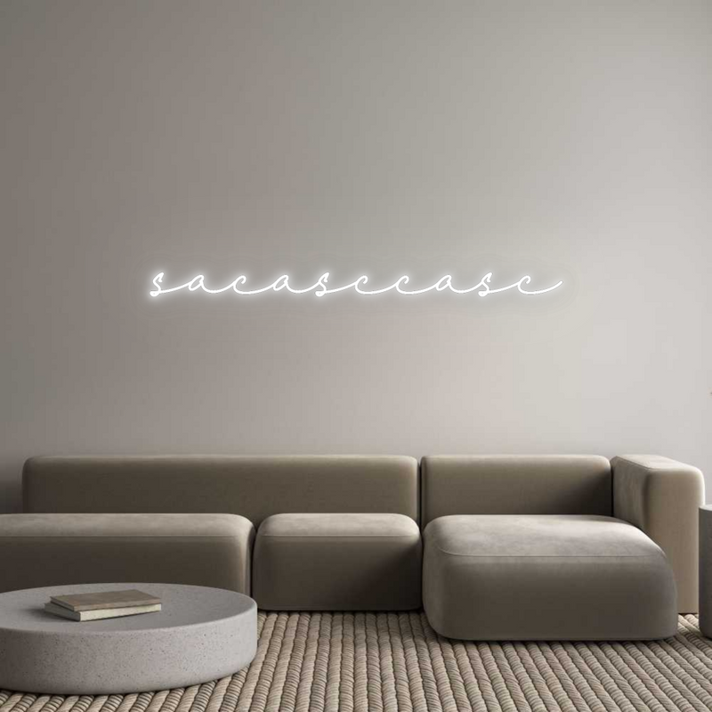 Konfigurator - Neon LED Flex - Personalisierter Indoor Schriftzug sacasccasc