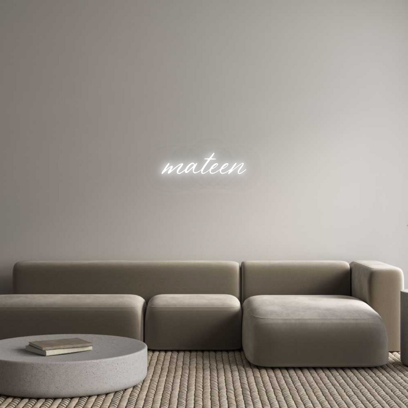 Konfigurator - Neon LED Liquid Acryl - Personalisierter Indoor & Outdoor Schriftzug mateen