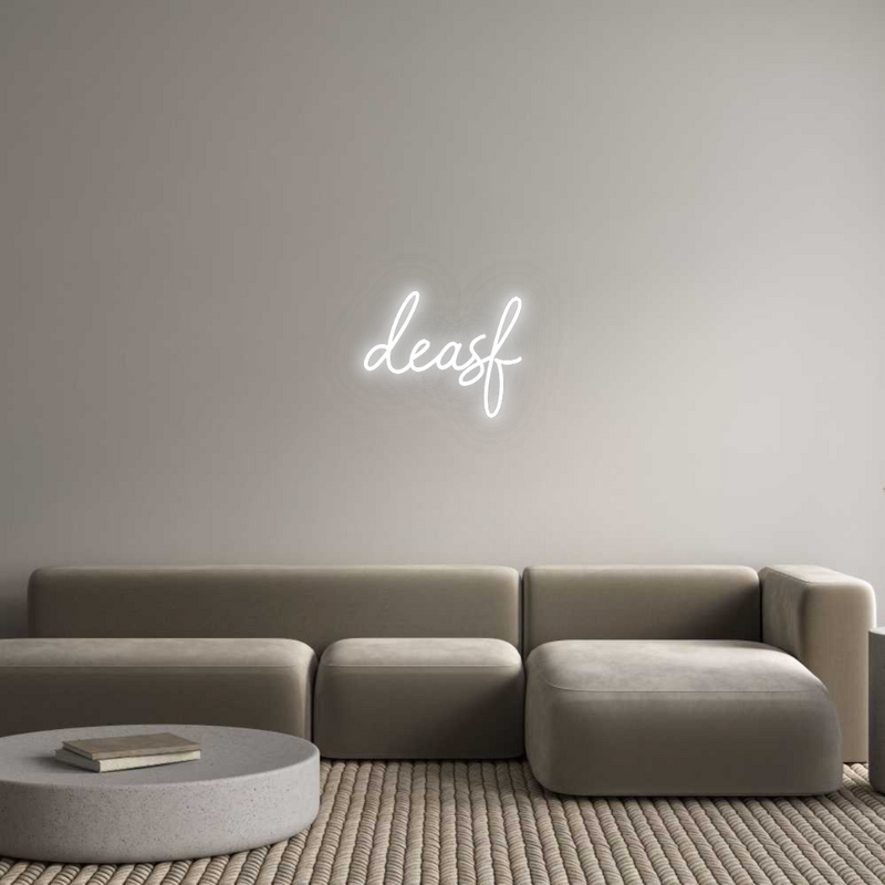 Configurator - Neon LED Flex - Custom Neon Sign Indoor deasf