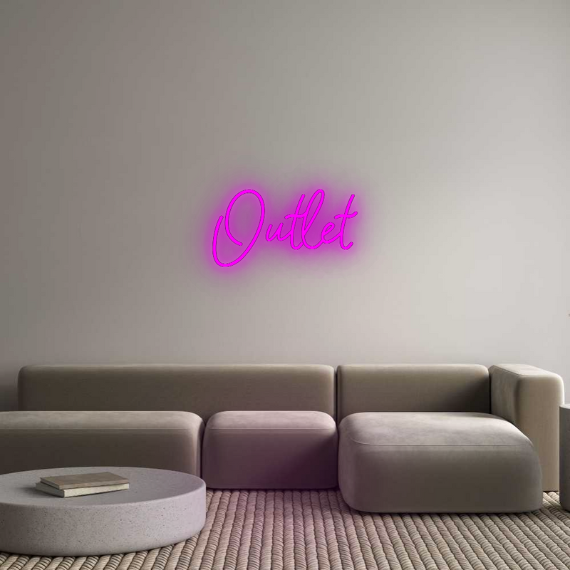 Konfigurator - Neon LED Flex - Personalisierter Indoor Schriftzug Outlet