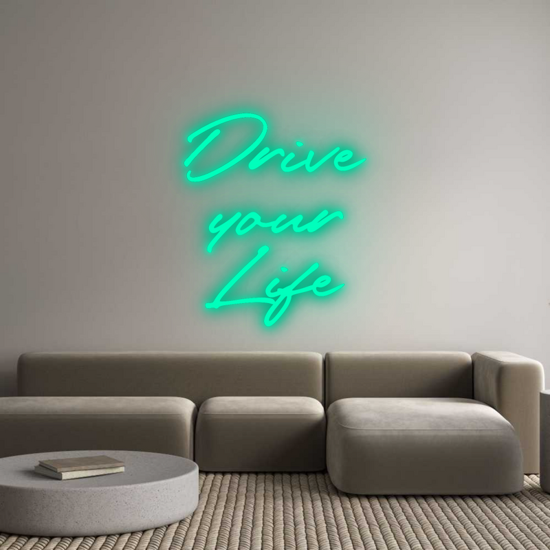 Konfigurator - Neon LED Flex - Personalisierter Indoor Schriftzug Drive
your
...