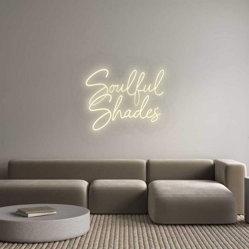 Konfigurator - Neon LED Flex - Personalisierter Indoor Schriftzug Soulful
Shades