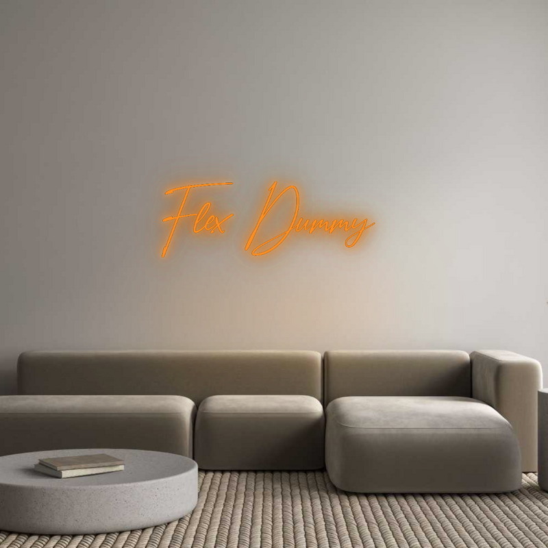 Configurator - Neon LED Flex - Custom Neon Sign Indoor Flex Dummy