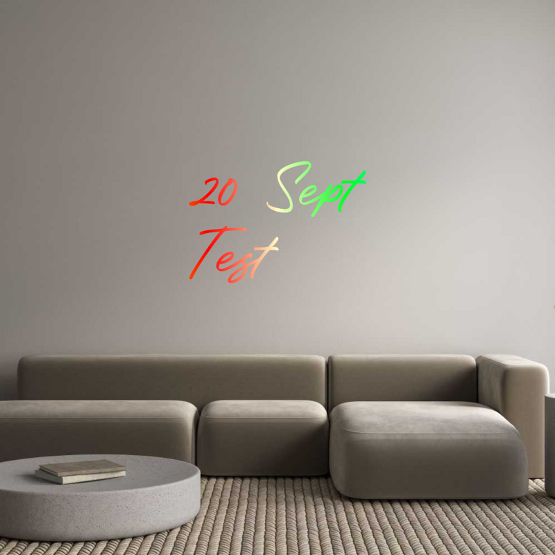 Configurator - Neon LED Flex - Custom Neon Sign Indoor 20 Sept
Test