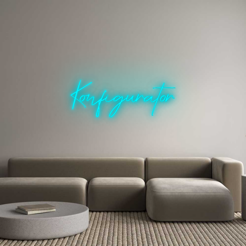 Konfigurator - Neon LED Liquid Acryl - Personalisierter Indoor & Outdoor Schriftzug Konfigurator