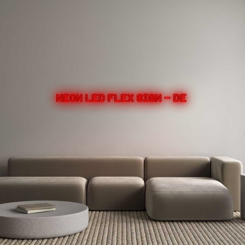 Konfigurator - Neon LED Flex - Personalisierter Indoor Schriftzug Neon LED Flex...