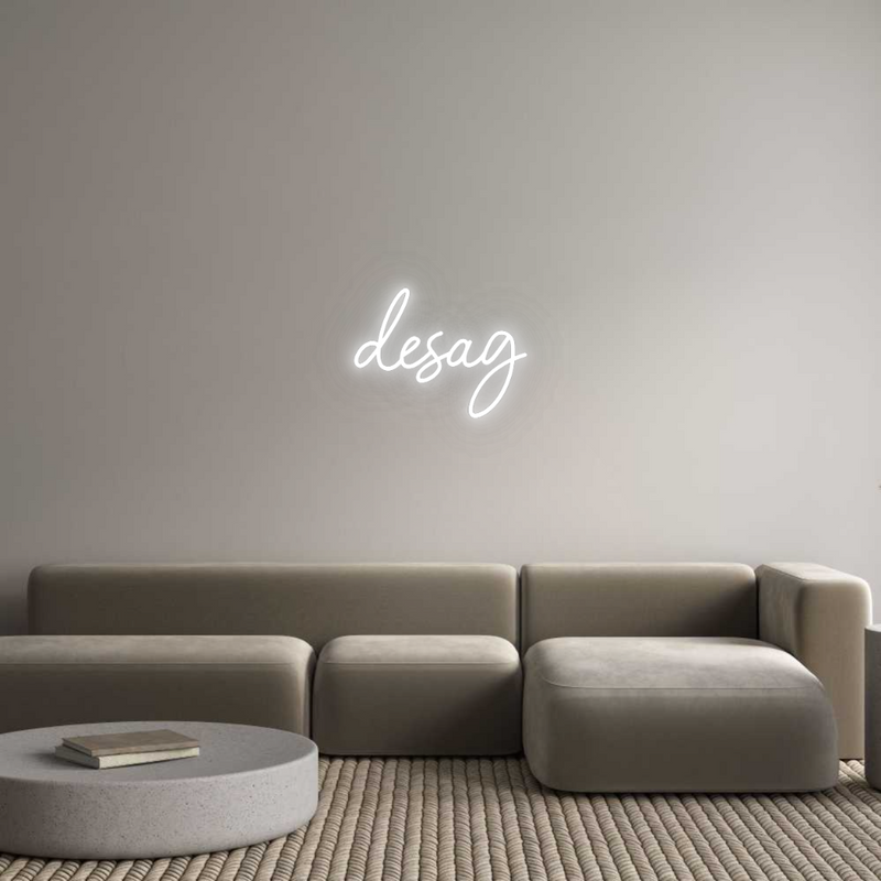 Konfigurator - Neon LED Flex - Personalisierter Indoor Schriftzug desag