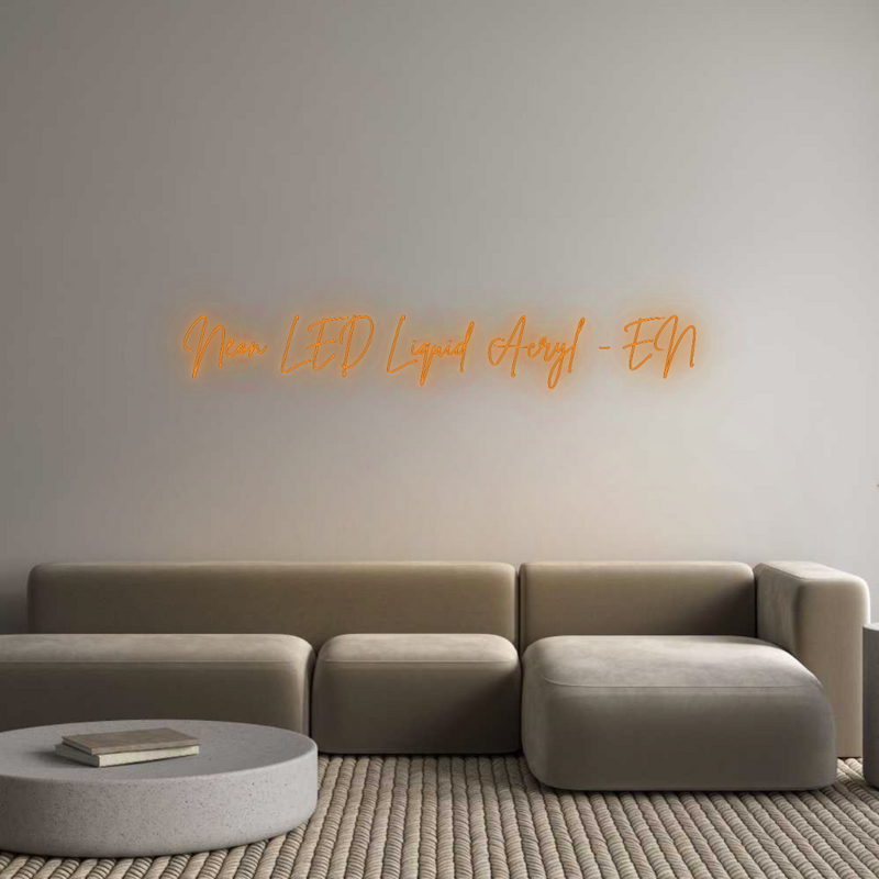 Configurator - Neon LED Liquid Acryl - Custom Neon Sign Indoor & Outdoor Neon LED Liqu...