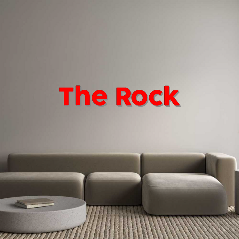 Configurator - Custom Illuminated Letters & Advertising for Indoor & Outdoor The Rock