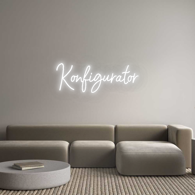 Konfigurator - Neon LED Liquid Acryl - Personalisierter Indoor & Outdoor Schriftzug Konfigurator