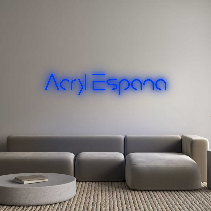 Configurador - Neón LED Liquid Acryl - Letras de neón personalizadas para interior y exterior Acryl Espana