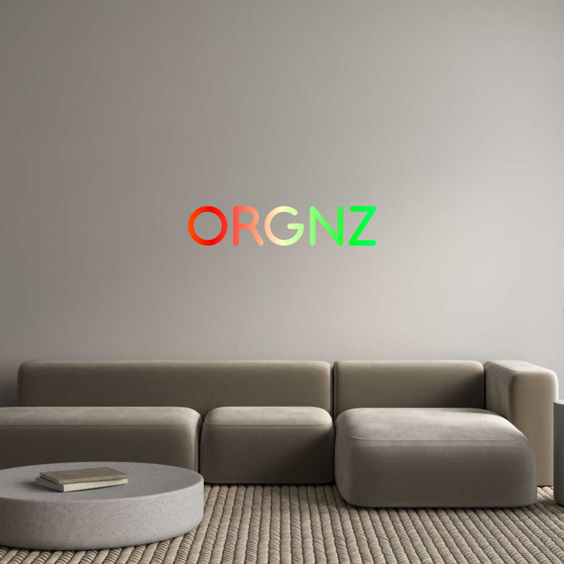 Konfigurator - Neon LED Flex - Personalisierter Indoor Schriftzug ORGNZ