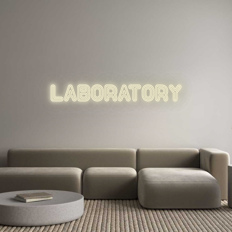 Configurator - Neon LED Flex - Custom Neon Sign Indoor Laboratory