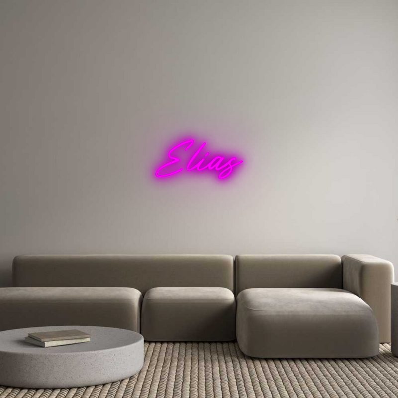 Konfigurator - Neon LED Flex - Personalisierter Indoor Schriftzug Elias