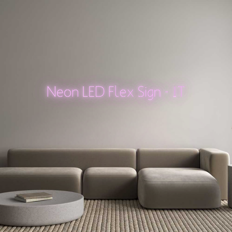 Konfigurator - Neon LED Flex - Personalisierter Indoor Schriftzug Neon LED Flex...