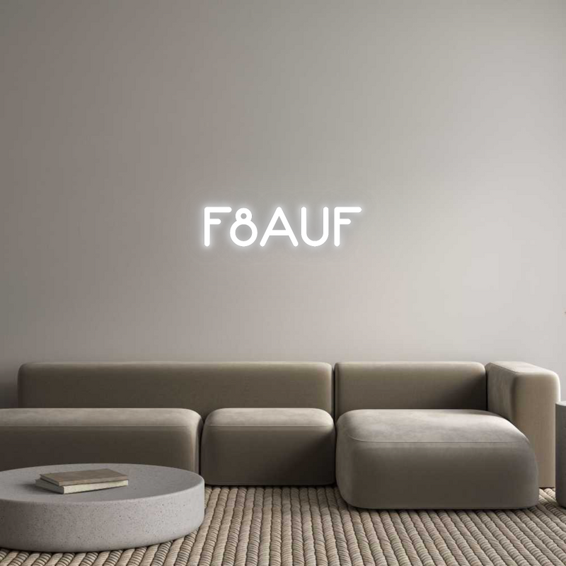 Configurateur - Neon LED Flex - Enseigne néon intérieure personnalisée F8AUF