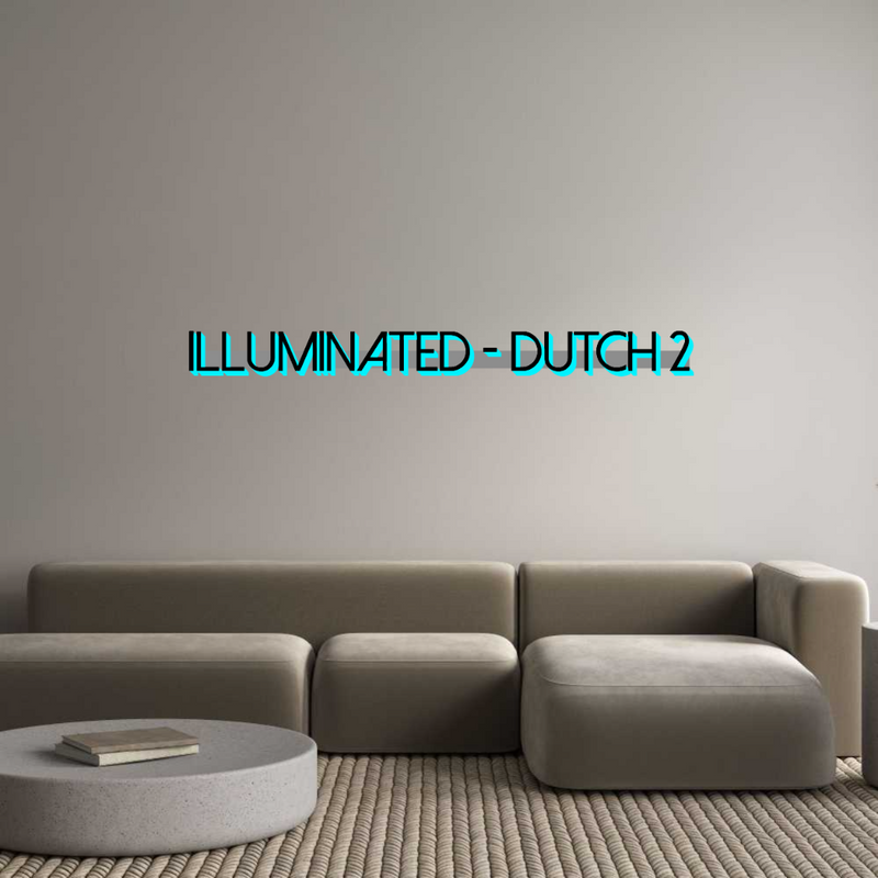 Configurator - Gepersonaliseerde neonreclame & verlichte letters voor binnen en buiten Illuminated -...