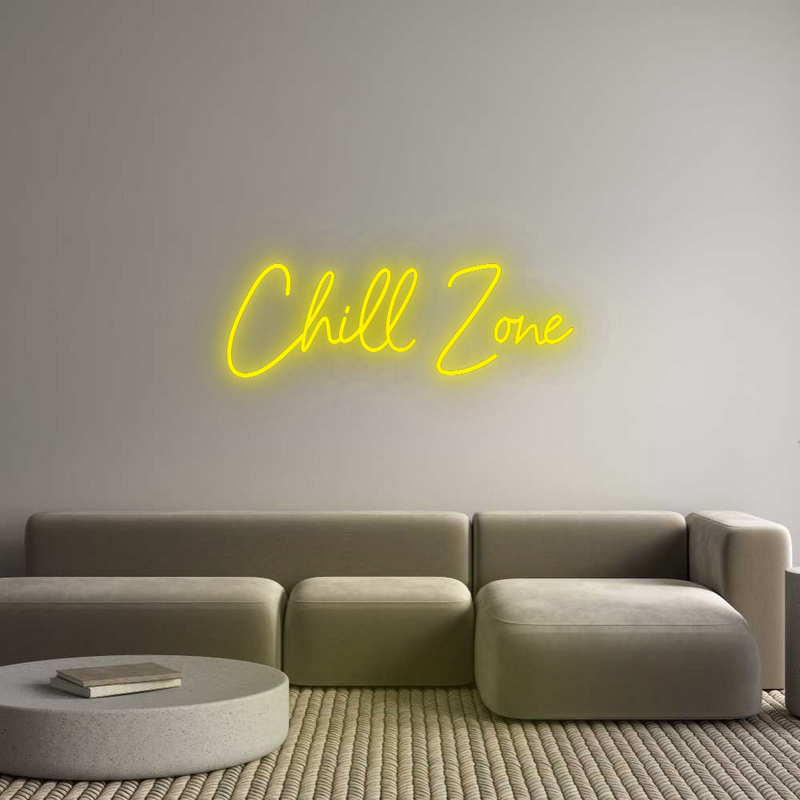 Konfigurator - Neon LED Flex - Personalisierter Indoor Schriftzug Chill Zone