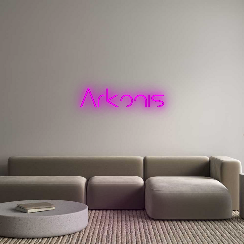 Configurateur - Neon LED Flex - Enseigne néon intérieure personnalisée Arkonis