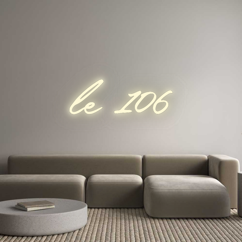 Konfigurator - Neon LED Flex - Personalisierter Indoor Schriftzug le 106