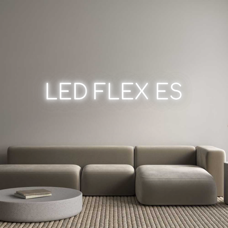 Configurador - Neón LED Flex - Luces de neón personalizadas para interiores LED FLEX ES