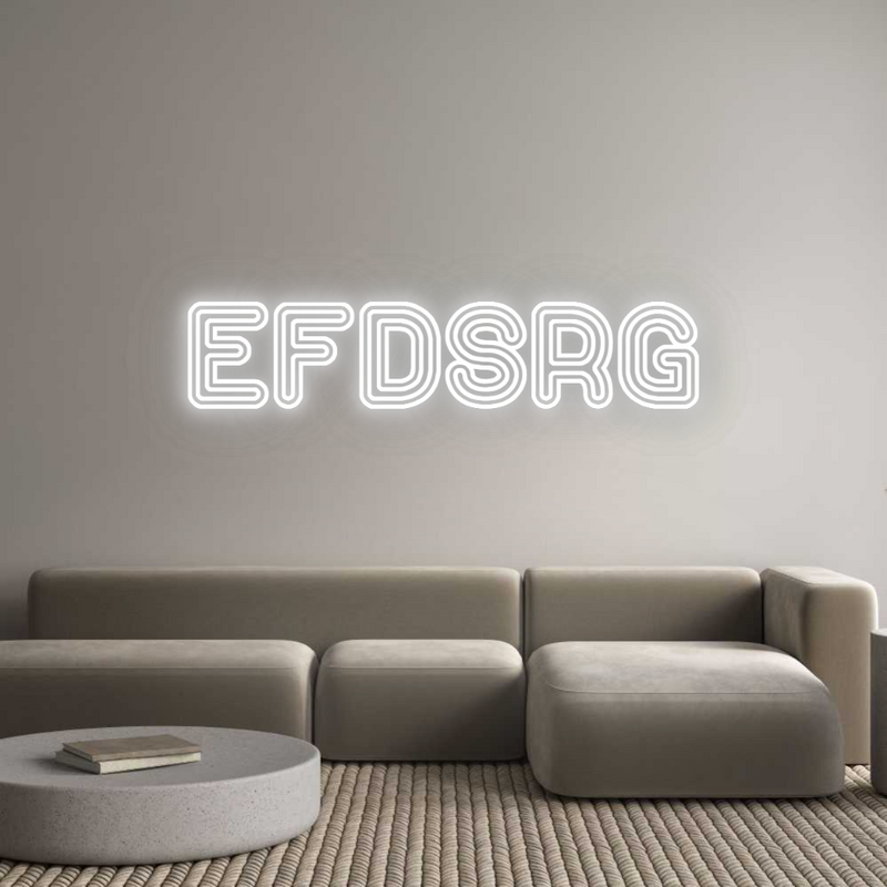 Konfigurator - Neon LED Flex - Personalisierter Indoor Schriftzug efdsrg