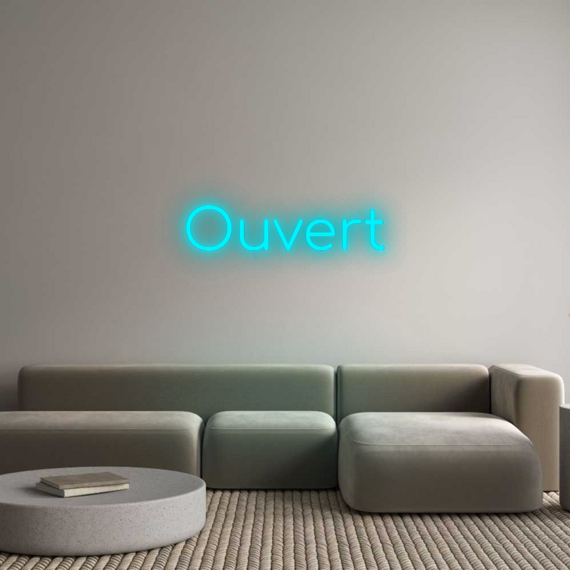 Configurateur - Neon LED Flex - Enseigne néon intérieure personnalisée Ouvert